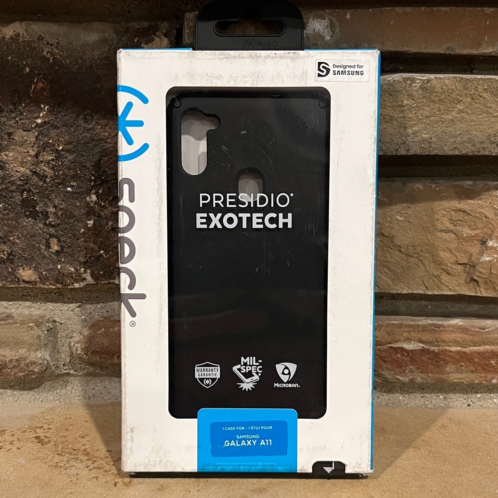 Speck Presidio Exotech Black Case for Samsung Galaxy A11